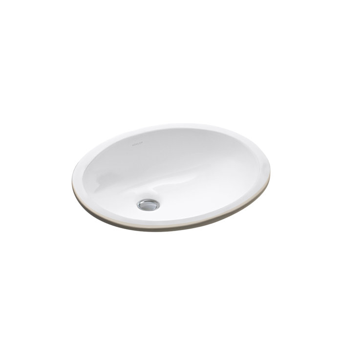 K22090,96,95 Kohler Caxton® Ceramic Oval Undermount Bathroom Sink